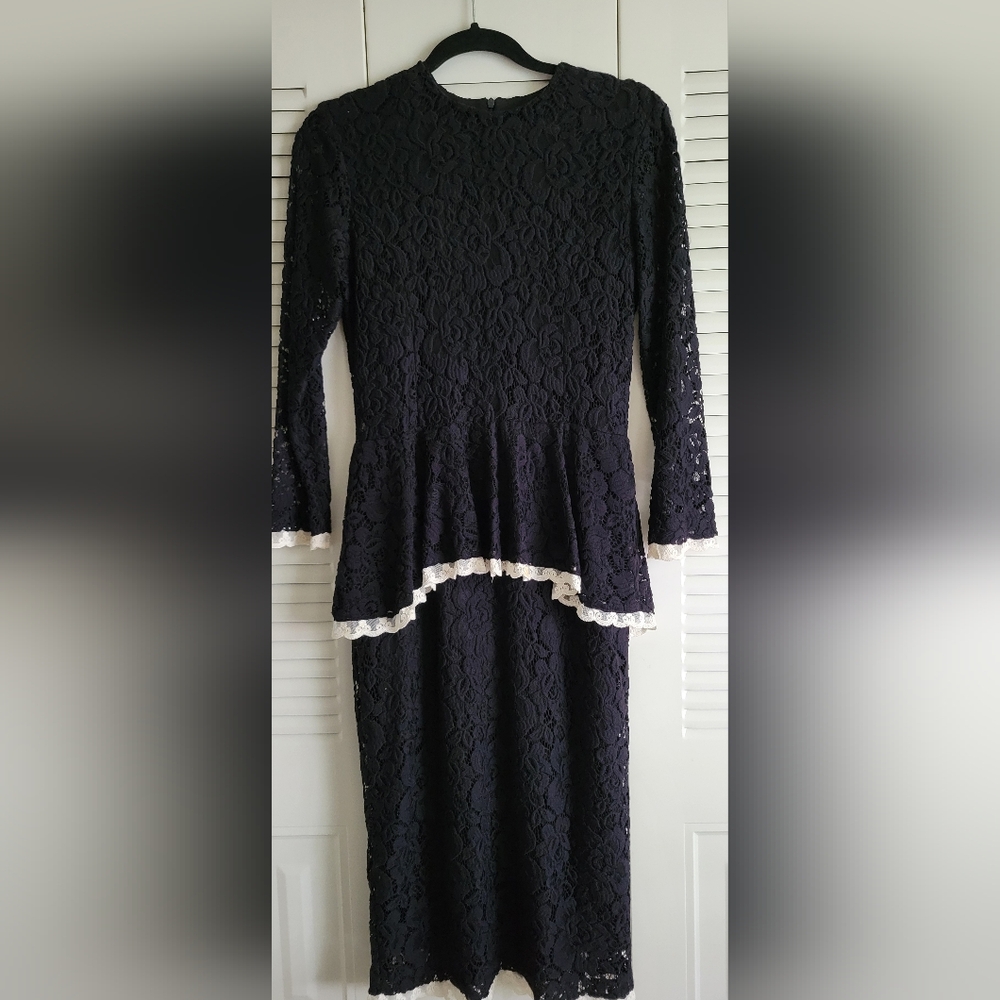Peplum Lace Dress
